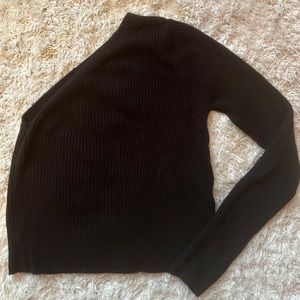 ZARA one shoulder knit top, S